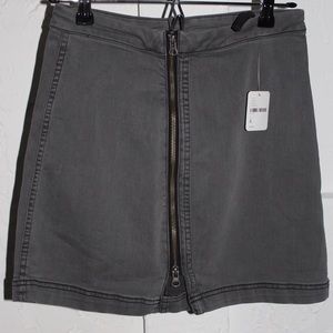 Free People charcoal mini-skirt